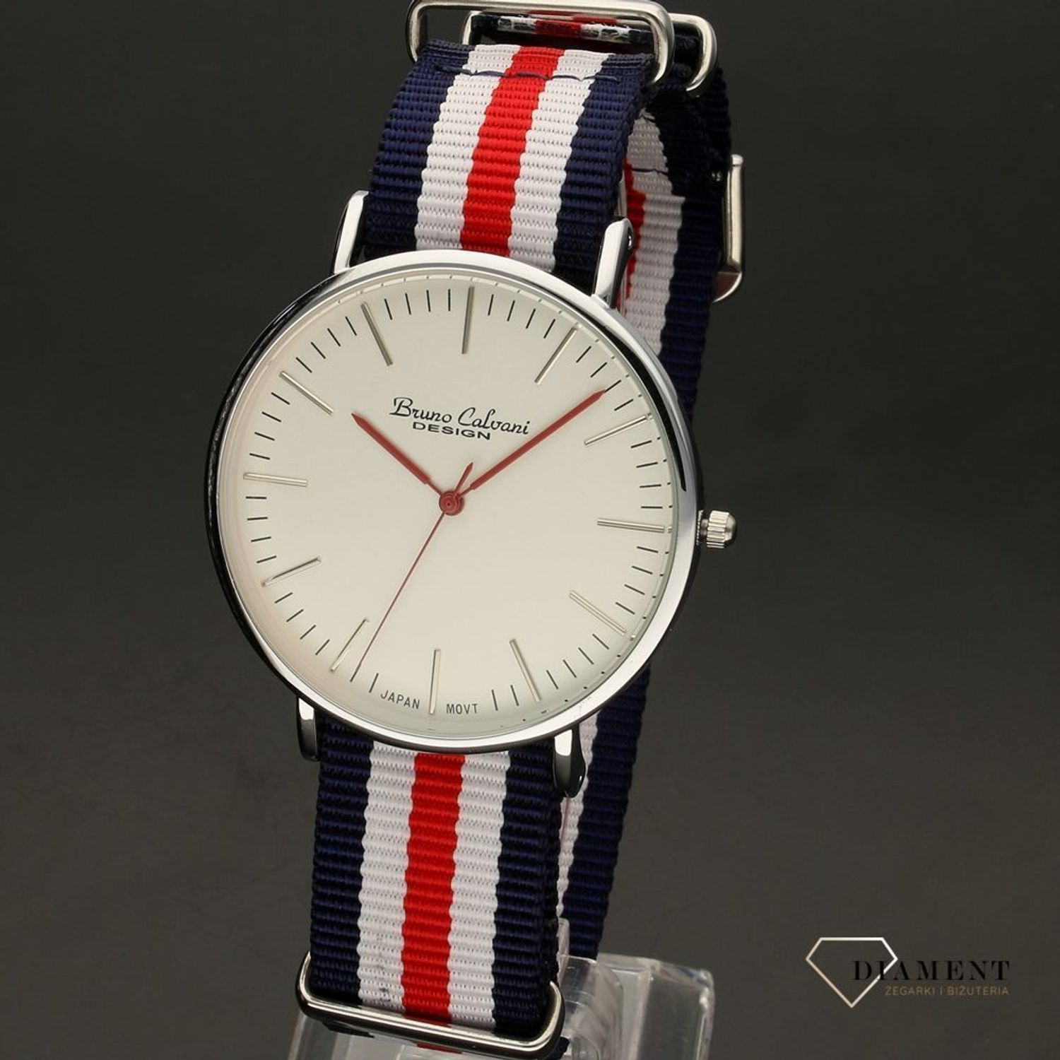 Zegarek męski Bruno Calvani BC90818 SILVER czerwony (1).jpg